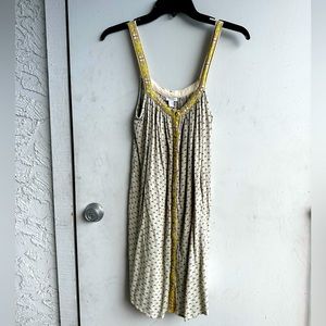 Siss Revolution sleeveless casual shirt dress, cover up.